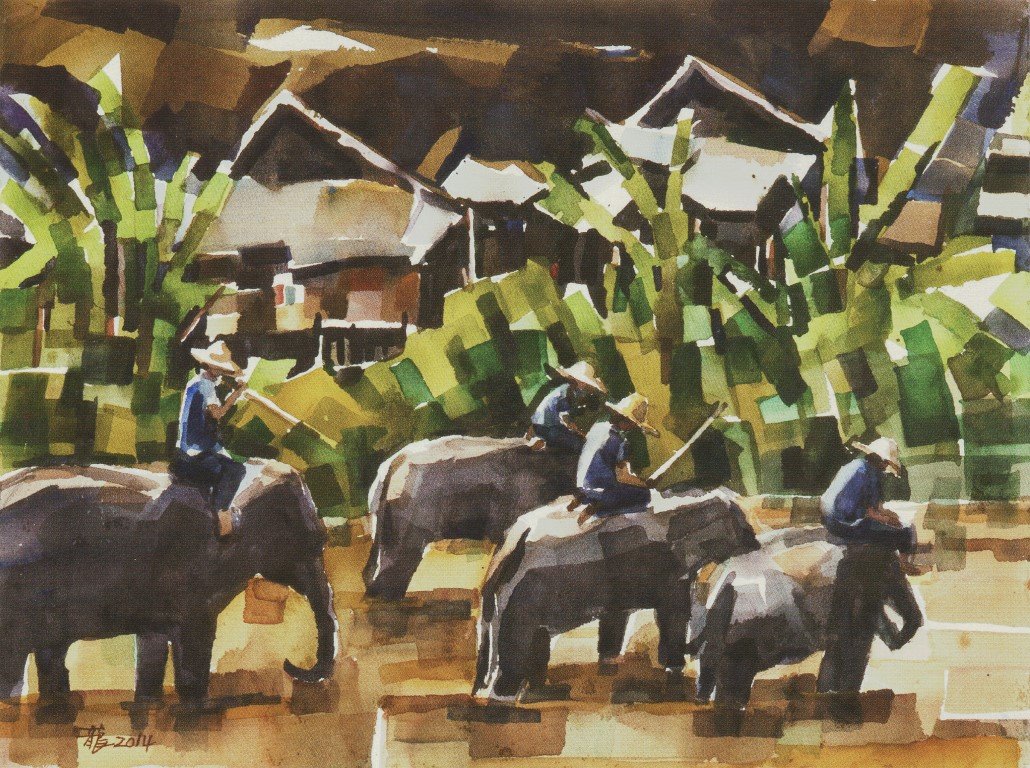 張力渾雄的印記